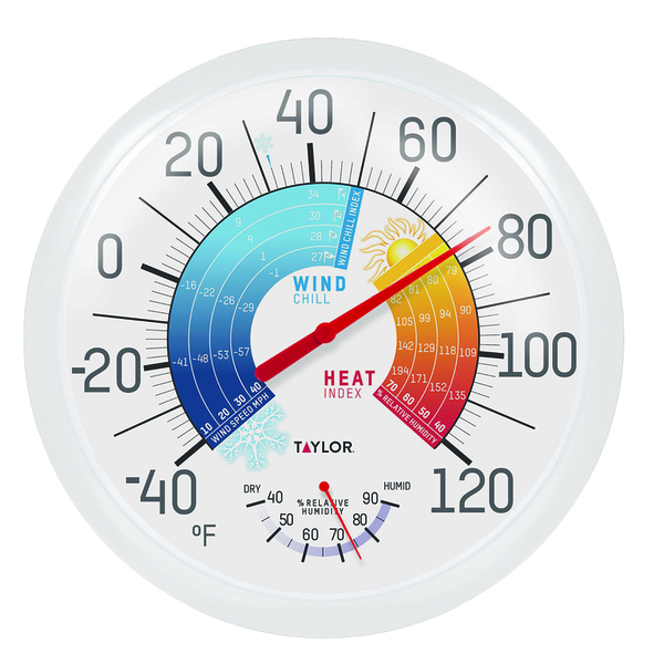 Taylor Precision THERMOMETER 13.25"" WIND 6751